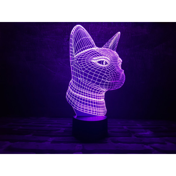 

Сменная пластина для 3DTOYSLAMP ламп Кошечка