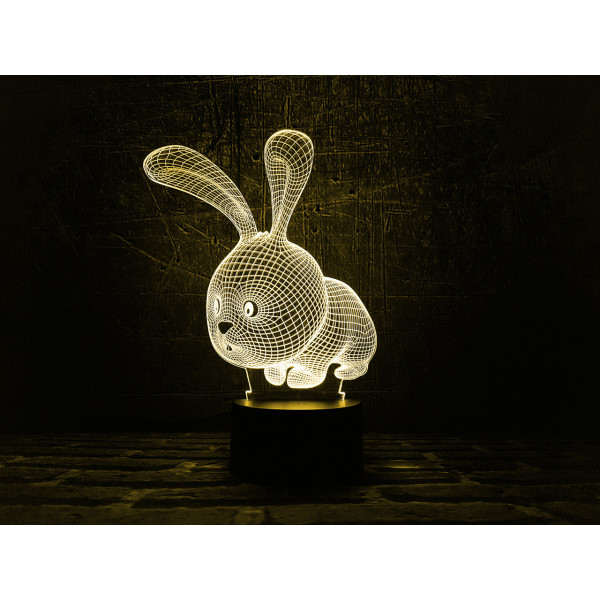 

Сменная пластина для 3DTOYSLAMP ламп Кролик