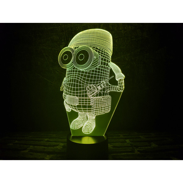 

Сменная пластина для 3DTOYSLAMP Миньон военный