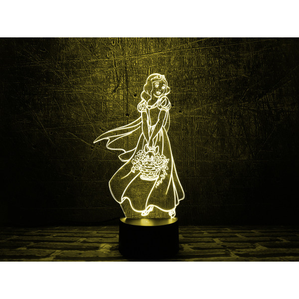 

Сменная пластина для 3DTOYSLAMP Белоснежка