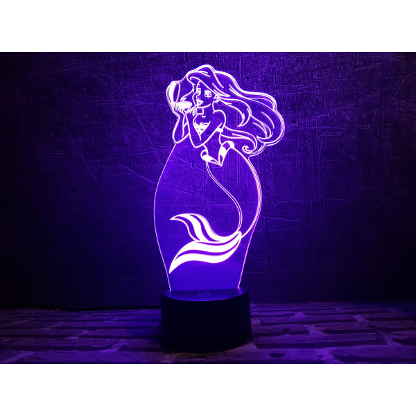 

Сменная пластина для 3DTOYSLAMP Русалочка