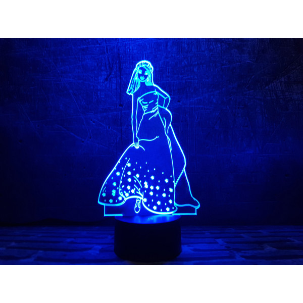 

Сменная пластина для 3DTOYSLAMP Золушка