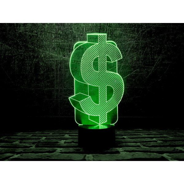 

Сменная пластина для 3DTOYSLAMP Доллар