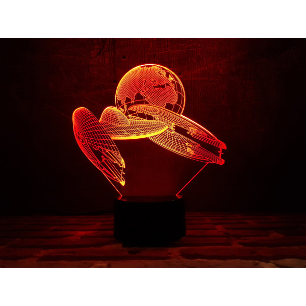 

Сменная пластина для 3DTOYSLAMP Космический корабль 2