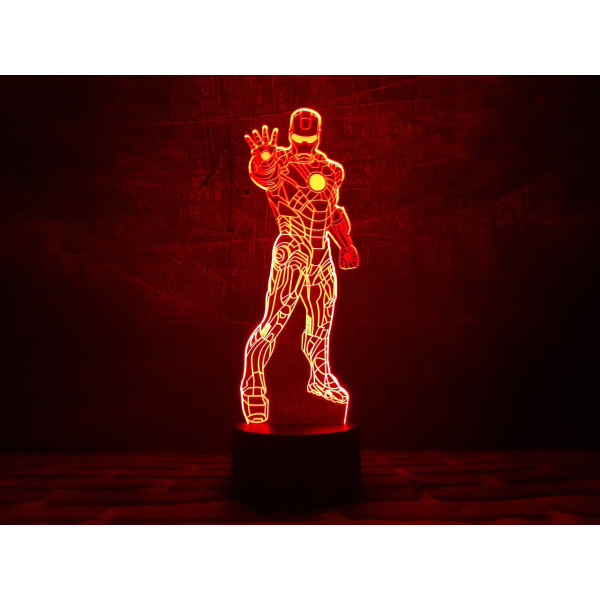 

Сменная пластина для 3DTOYSLAMP Железный человек 1