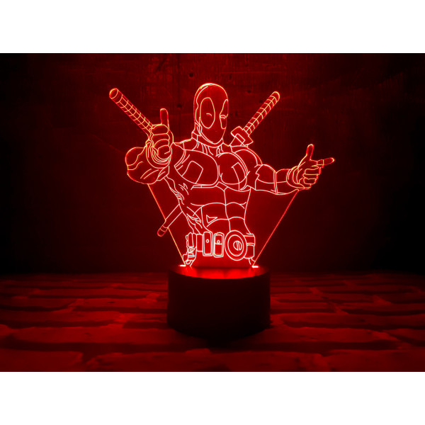 

Сменная пластина для 3DTOYSLAMP Дэдпул 3