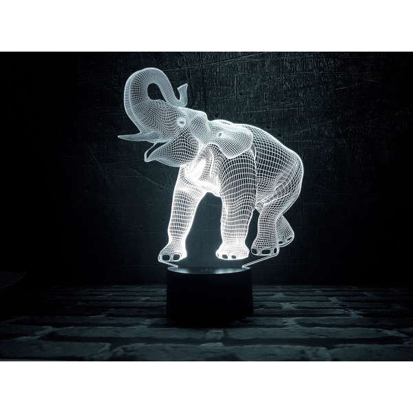 

Сменная пластина для 3DTOYSLAMP Слон