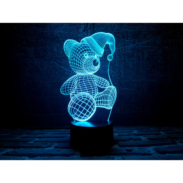 

Ночник 3DTOYSLAMP Мишка (новогодний)