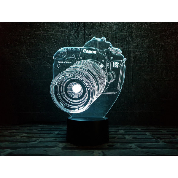 

Ночник 3DTOYSLAMP Фотоаппарат
