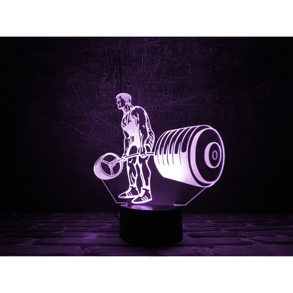 

Ночник 3DTOYSLAMP Штангист