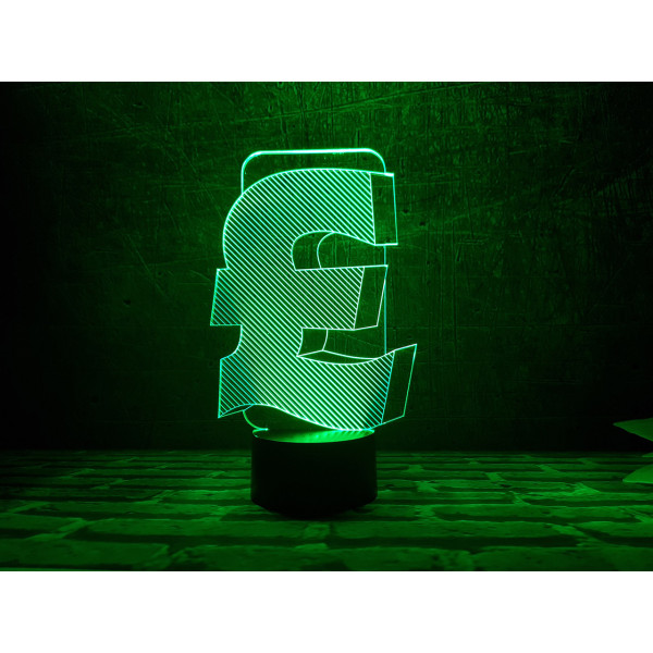 

Сменная пластина для 3DTOYSLAMP Фунт