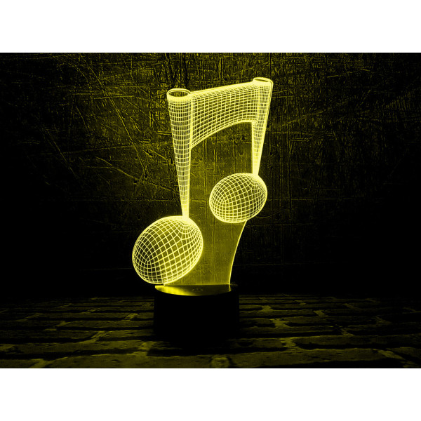 

Сменная пластина для 3DTOYSLAMP Нота