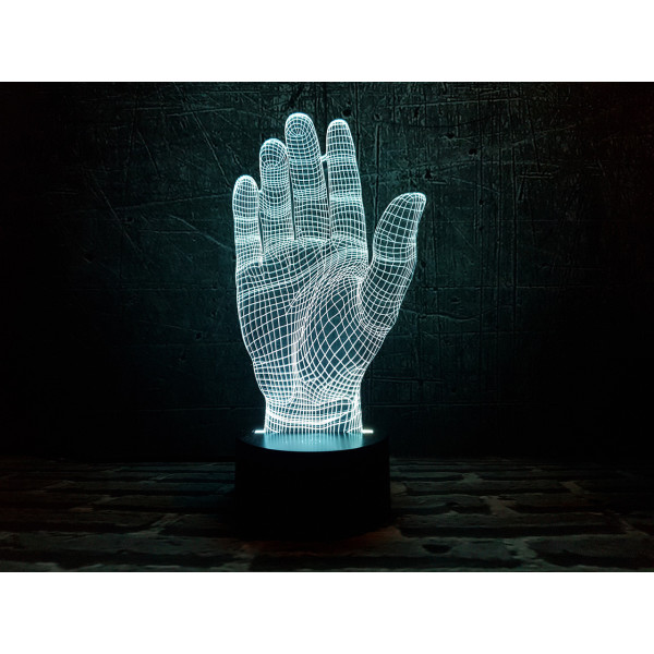 

Сменная пластина для 3DTOYSLAMP Дай пять!