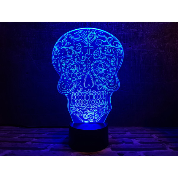 

Сменная пластина для 3DTOYSLAMP Череп 2
