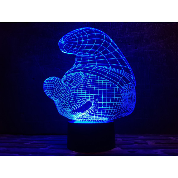 

Сменная пластина для 3DTOYSLAMP Смурфик