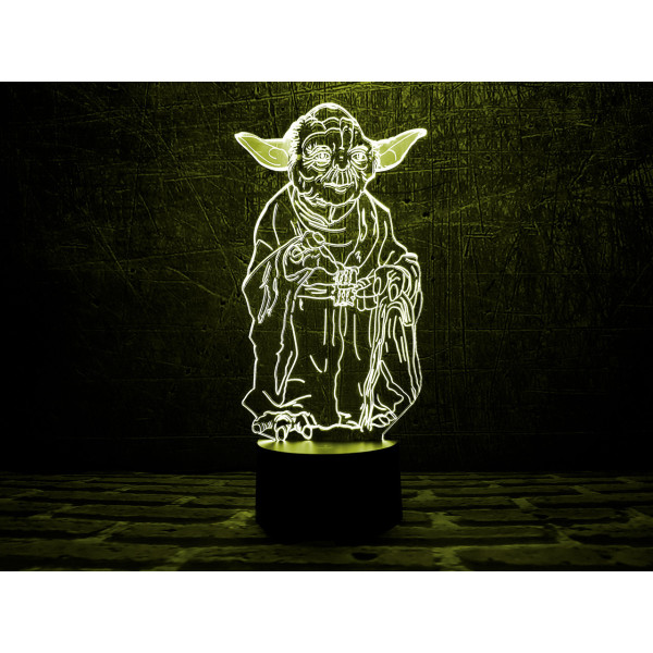 

Сменная пластина для 3DTOYSLAMP ламп Йода