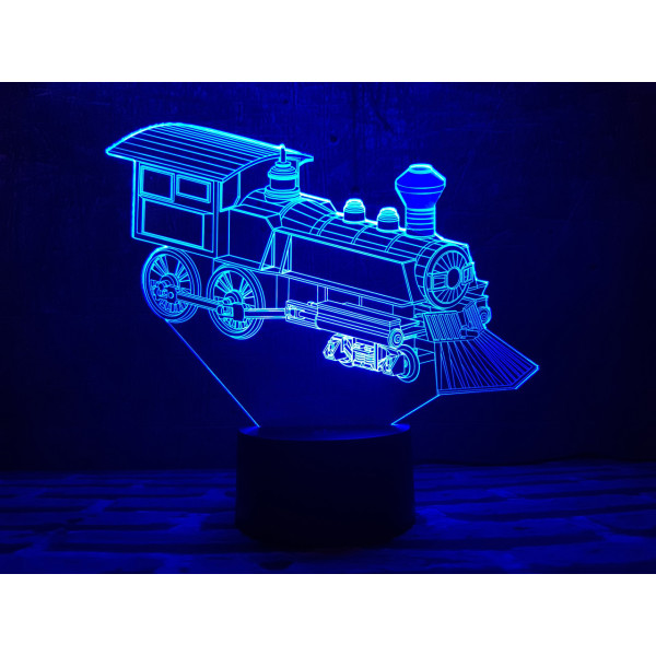 

Сменная пластина для 3DTOYSLAMP ламп Паровозик