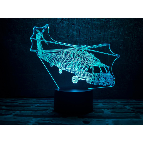 

Сменная пластина для 3DTOYSLAMP ламп Вертолет