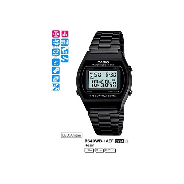 

Наручные часы Casio B640WB-1AEF
