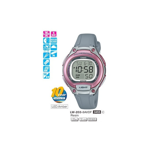 

Наручные часы Casio LW-203-8AVEF