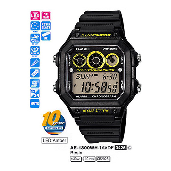 

Наручные часы Casio AE-1300WH-1AVEF