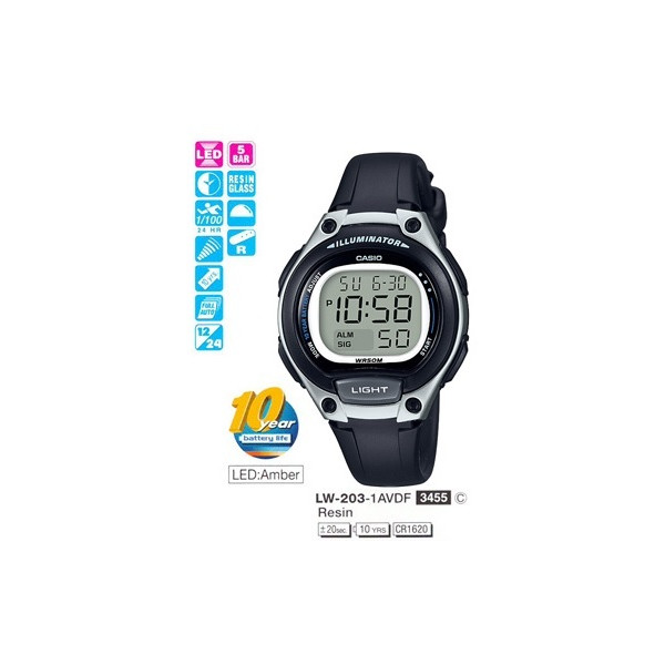 

Casio LW-203-1AVEF