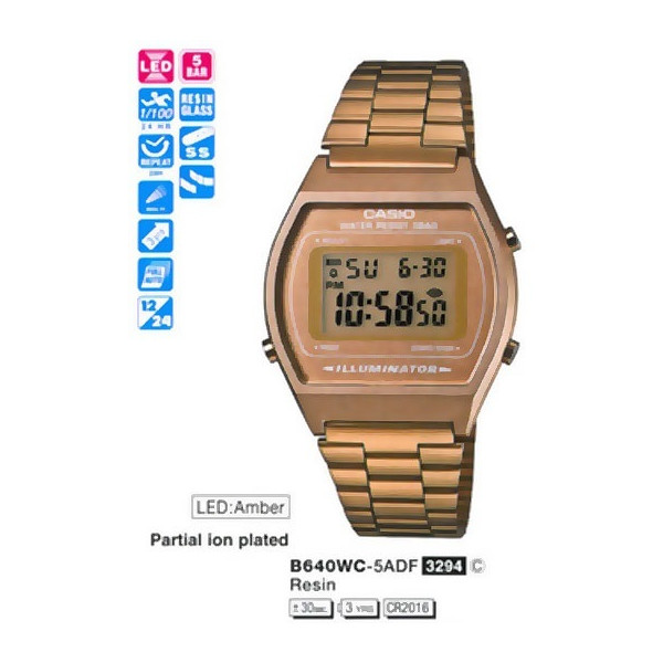 

Наручные часы Casio B640WC-5AEF