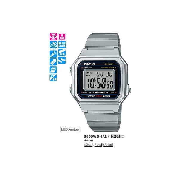 

Наручные часы Casio B650WD-1AEF