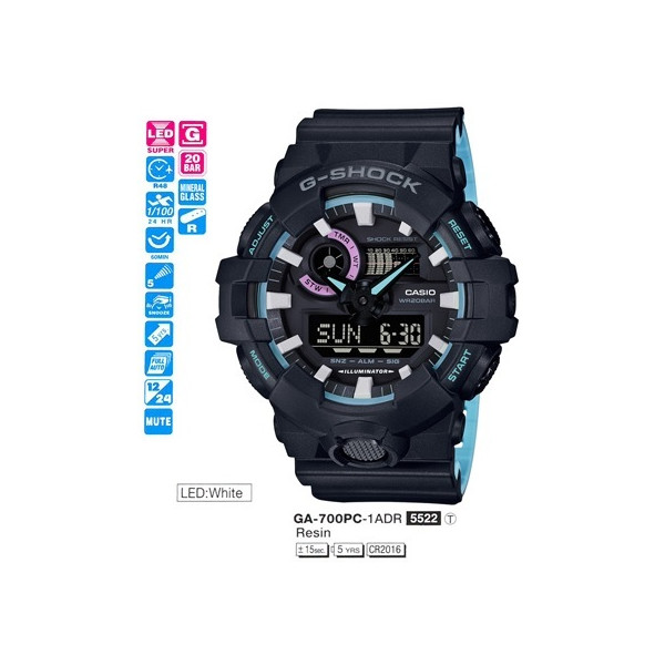 

Casio GA-700PC-1AER
