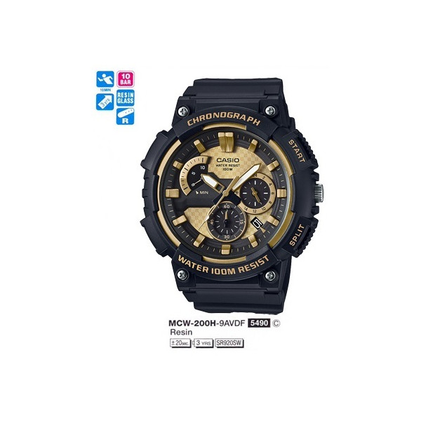

Наручные часы Casio MCW-200H-9AVEF