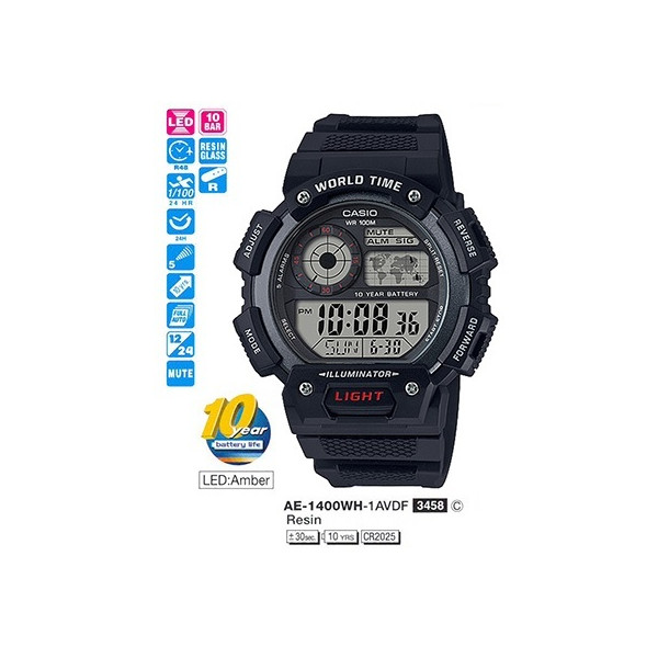 

Наручные часы Casio AE-1400WH-1AVEF