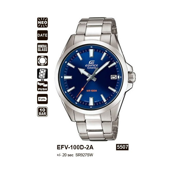 

Наручные часы Casio EFV-100D-2AVUEF