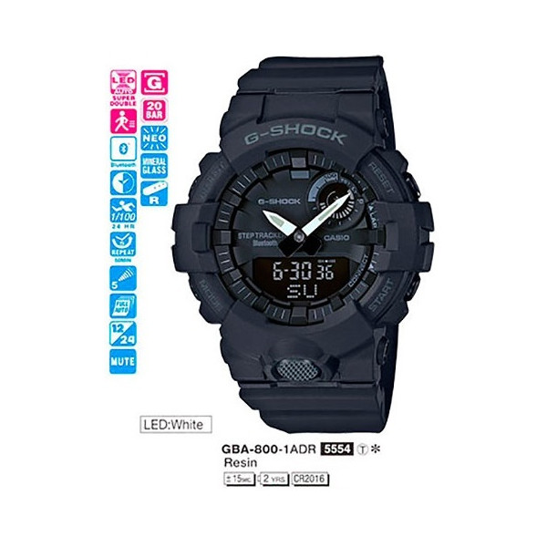 

Наручные часы Casio GBA-800-1AER