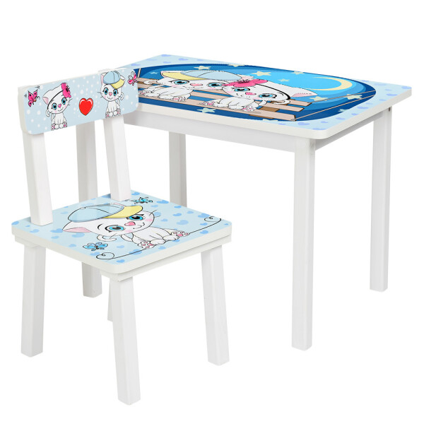 

Столик Bambi Котята BSM2K-25 White / Blue (BSM2K)