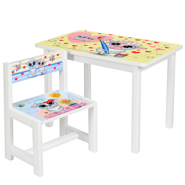 

Столик Bambi Овечка-художник BSM1-28 White / Yellow / Blue (BSM1)