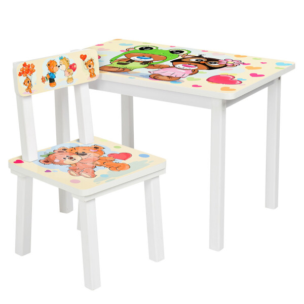 

Столик Bambi Мишки BSM2K-27 White / Green / Brown (BSM2K)