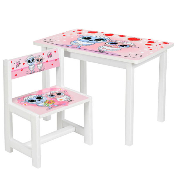 

Столик Bambi Овечка-художник BSM1-29 White / Pink (BSM1)