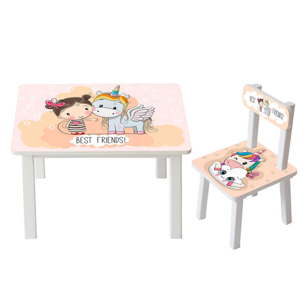 

Столик Bambi Unicorn BSM2K-18 White / Beige (BSM2K)