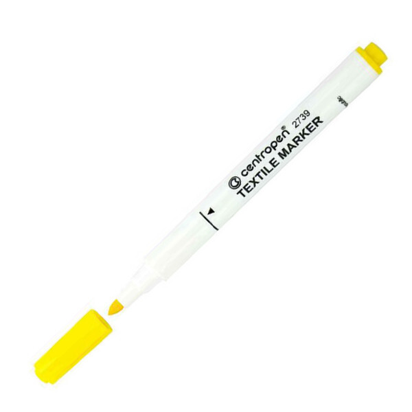 

Маркер по ткани Centropen Жёлтый (27395)