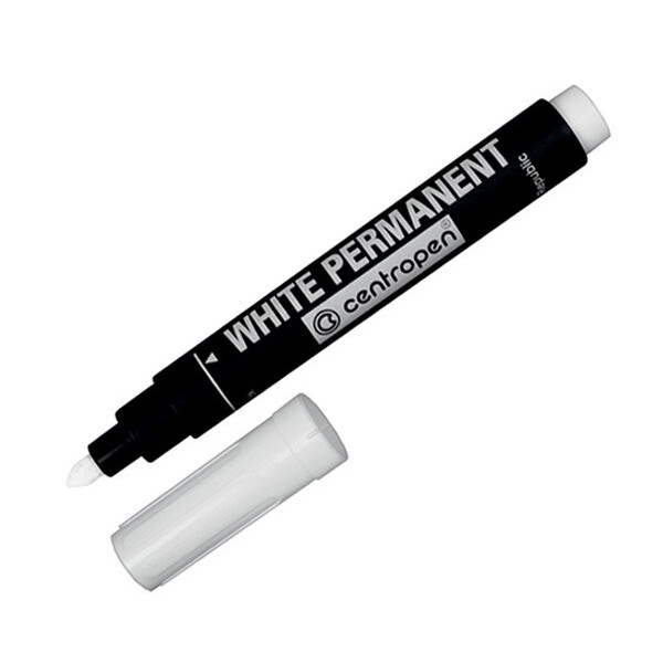

Маркер Centropen Permanent 8586 Белый 2.5 мм