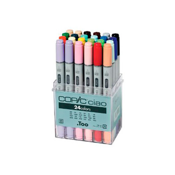 

Набор двухсторонних маркеров Copic Ciao Set 24 цвета