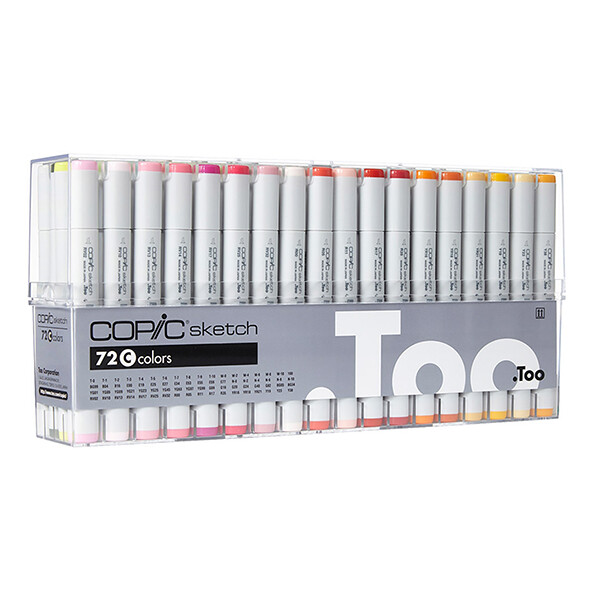 

Набор двухсторонних маркеров Copic Sketch Set C 72 цветов (21075162)
