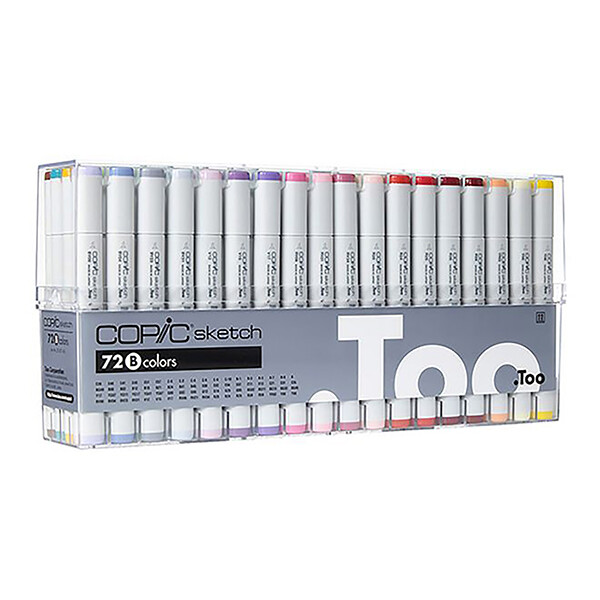 

Набор двухсторонних маркеров Copic Sketch Set B 72 цветов (21075161)