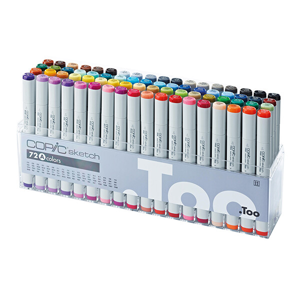

Набор двухсторонних маркеров Copic Sketch Set A 72 цветов (21075160)