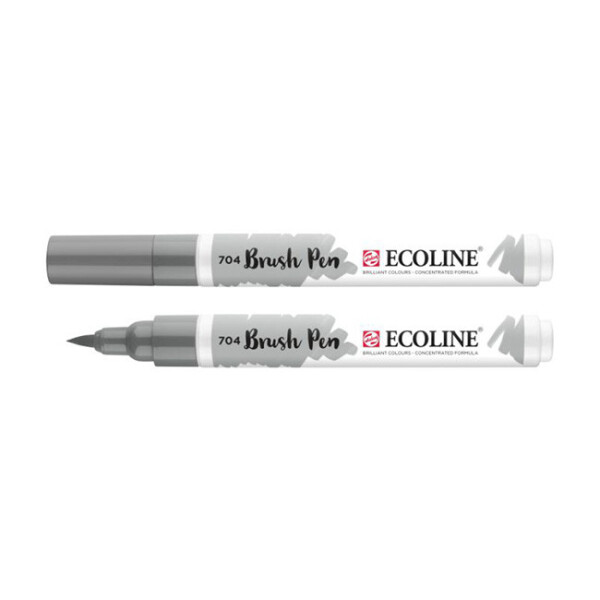

Маркер акварельный кисточный Ecoline Brushpen Серая (704) (11507040)