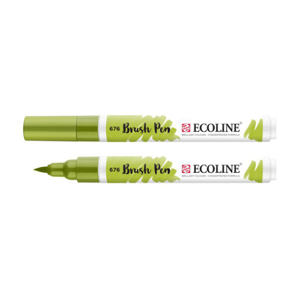 

Маркер акварельный кисточный Ecoline Brushpen Травяная зеленая (676) (11506760)