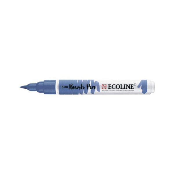 

Маркер акварельный кисточный Ecoline Brushpen Прусская синяя (508) (11505080)