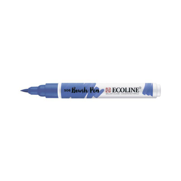 

Маркер акварельный кисточный Ecoline Brushpen Ультрамарин темный (506) (11505060)