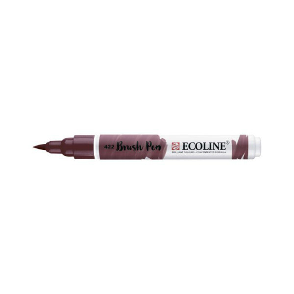 

Маркер акварельный кисточный Ecoline Brushpen Красно коричневая (422) (11504220)