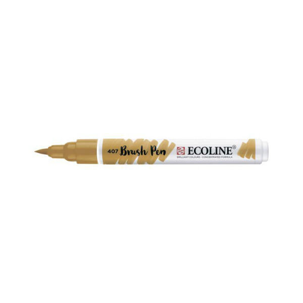 

Маркер акварельный кисточный Ecoline Brushpen Охра темный (407) (11504070)